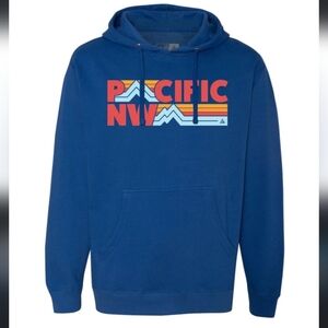 The Great PNW, Peaks Hoodie, Blue, Size‎ Medium (Unisex)- NWT